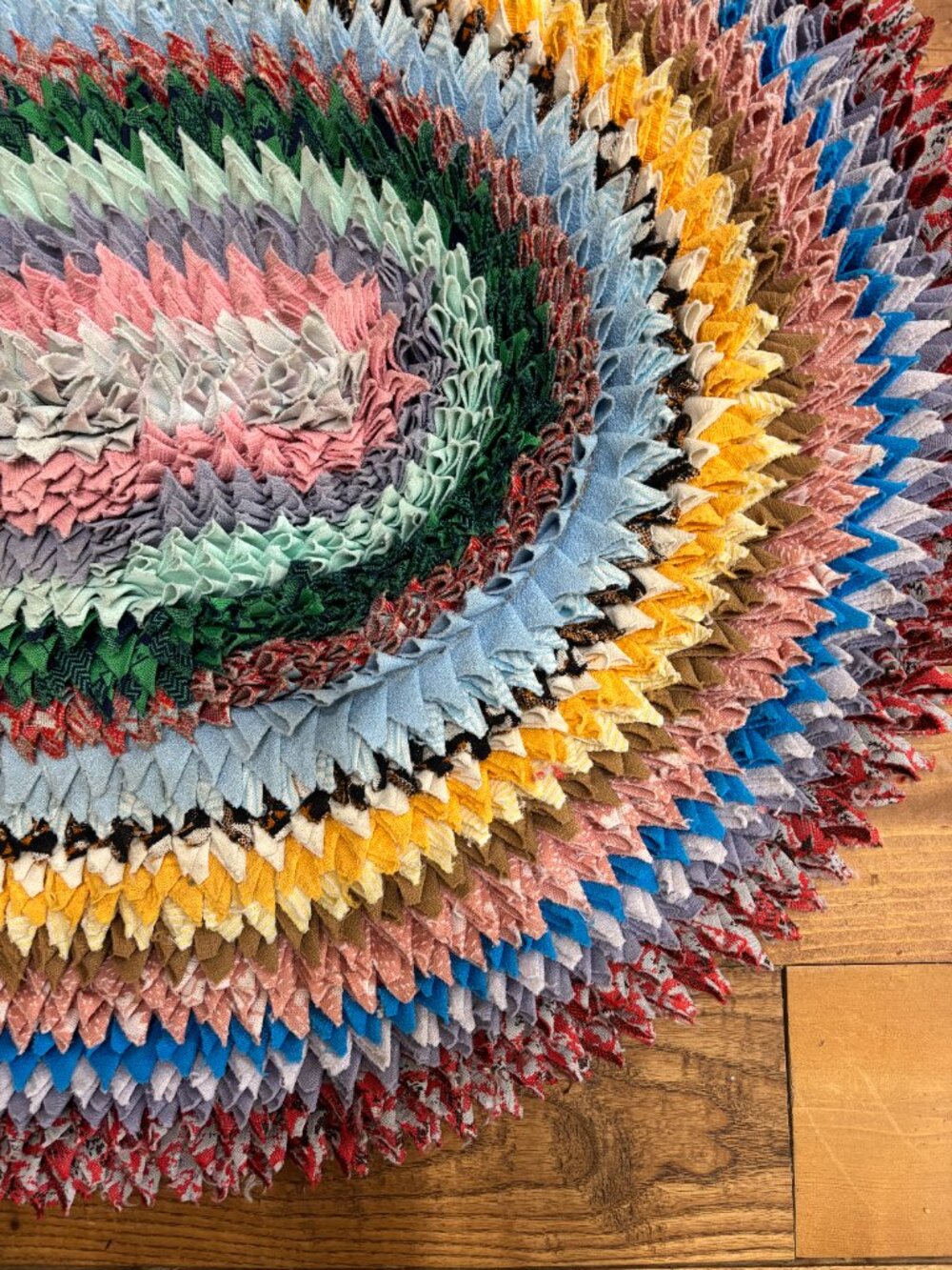 Handmade Throw Rug - Picture 2 of 3